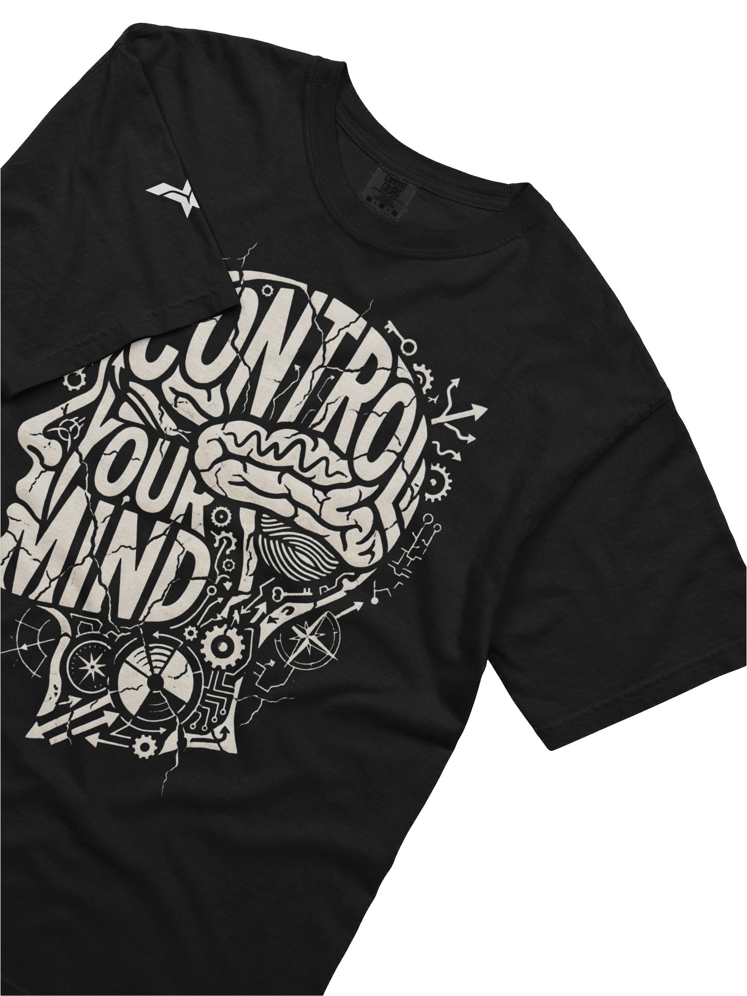Control Your Mind — Mindscape Typography Graphic Tee product image (5)