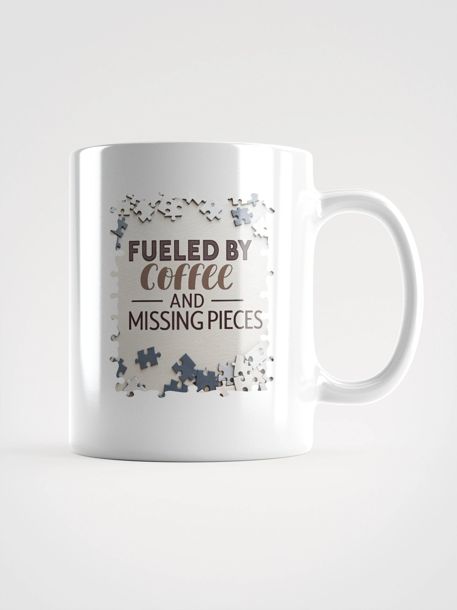 Fueled by Coffee & Missing Pieces Mug product image (4)
