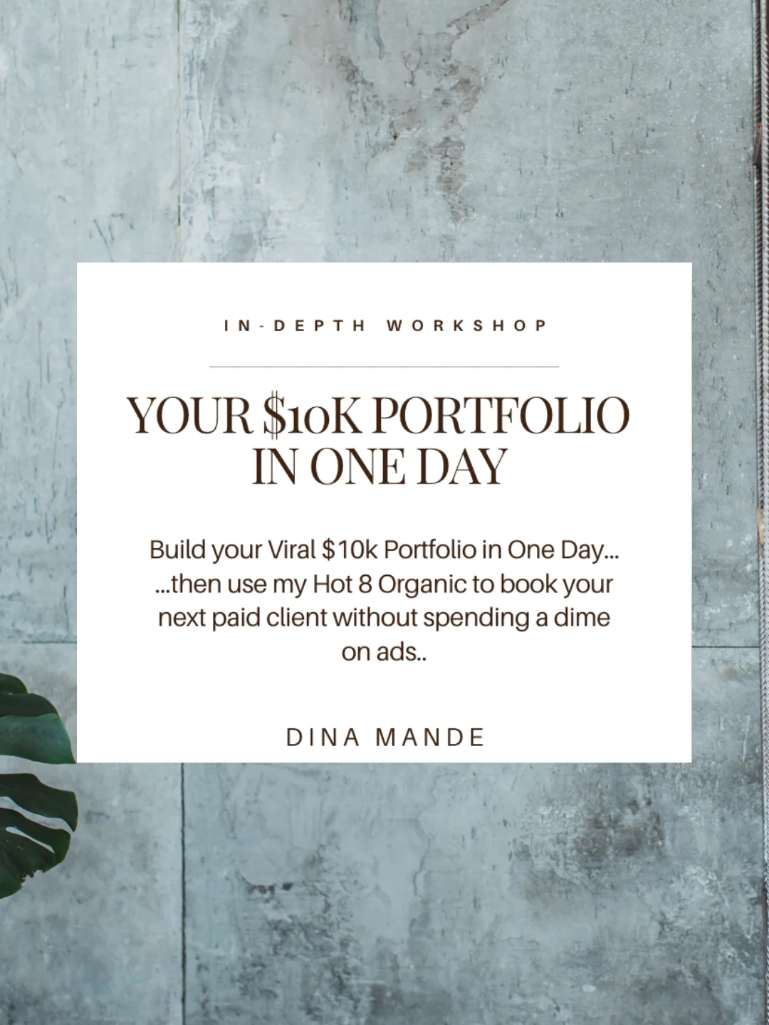 Your $10k Portfolio In One Day product image (1)