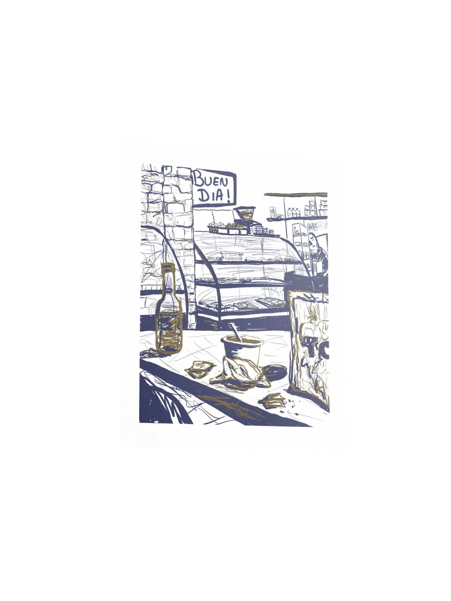 Buen día en la panadería | Art Print product image (3)