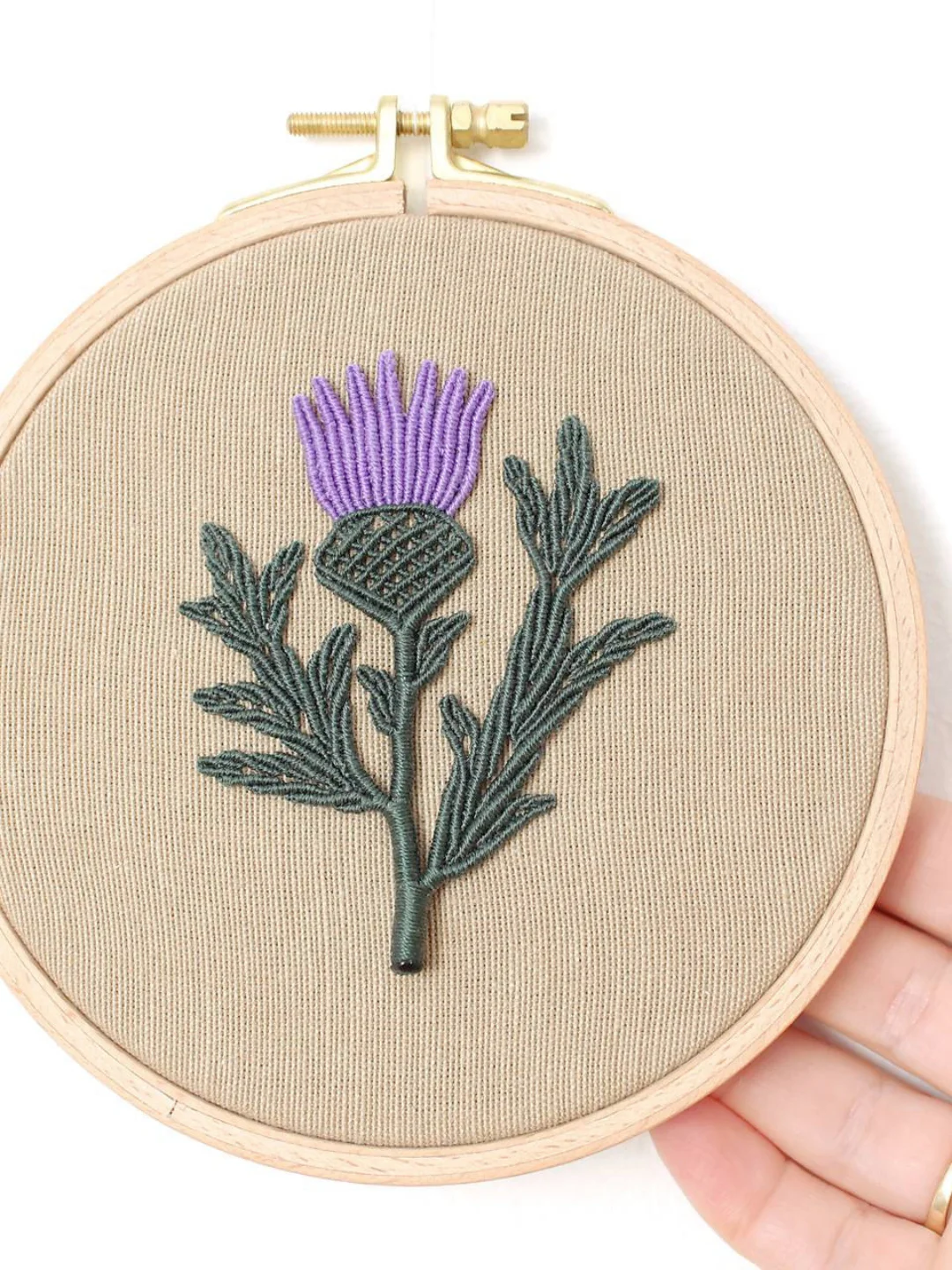 Micro Macrame Thistle – Photo Tutorial product image (6)