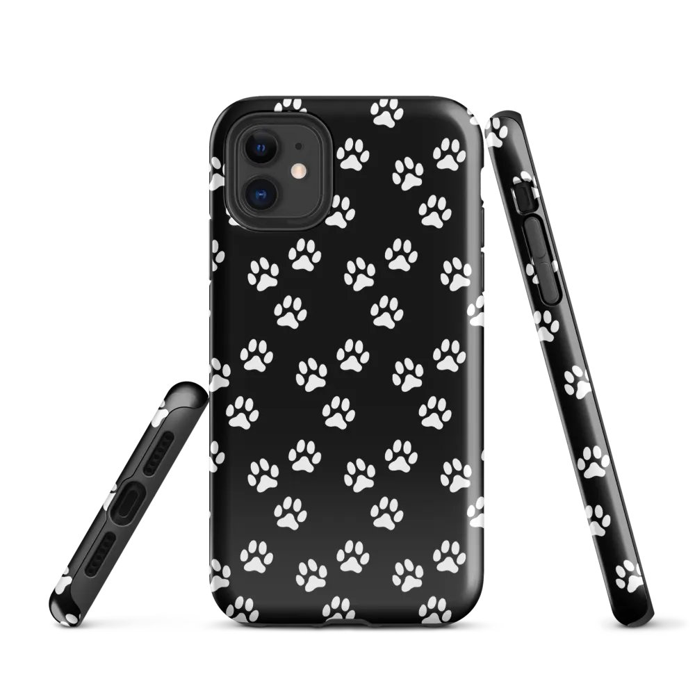 "dog paw print pattern" tough case for iPhone® product image (2)