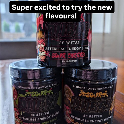 Thank you to Dubby Energy for releasing the new Sour flavours!!! Super excited for these!
Get your Dubby Energy and apparel a...