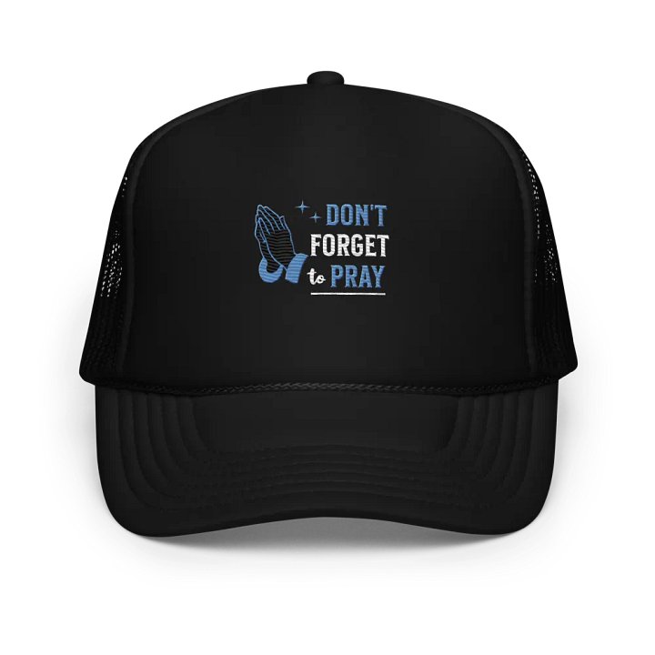 Prayful Blue Otto Foam Trucker Hat product image (1)