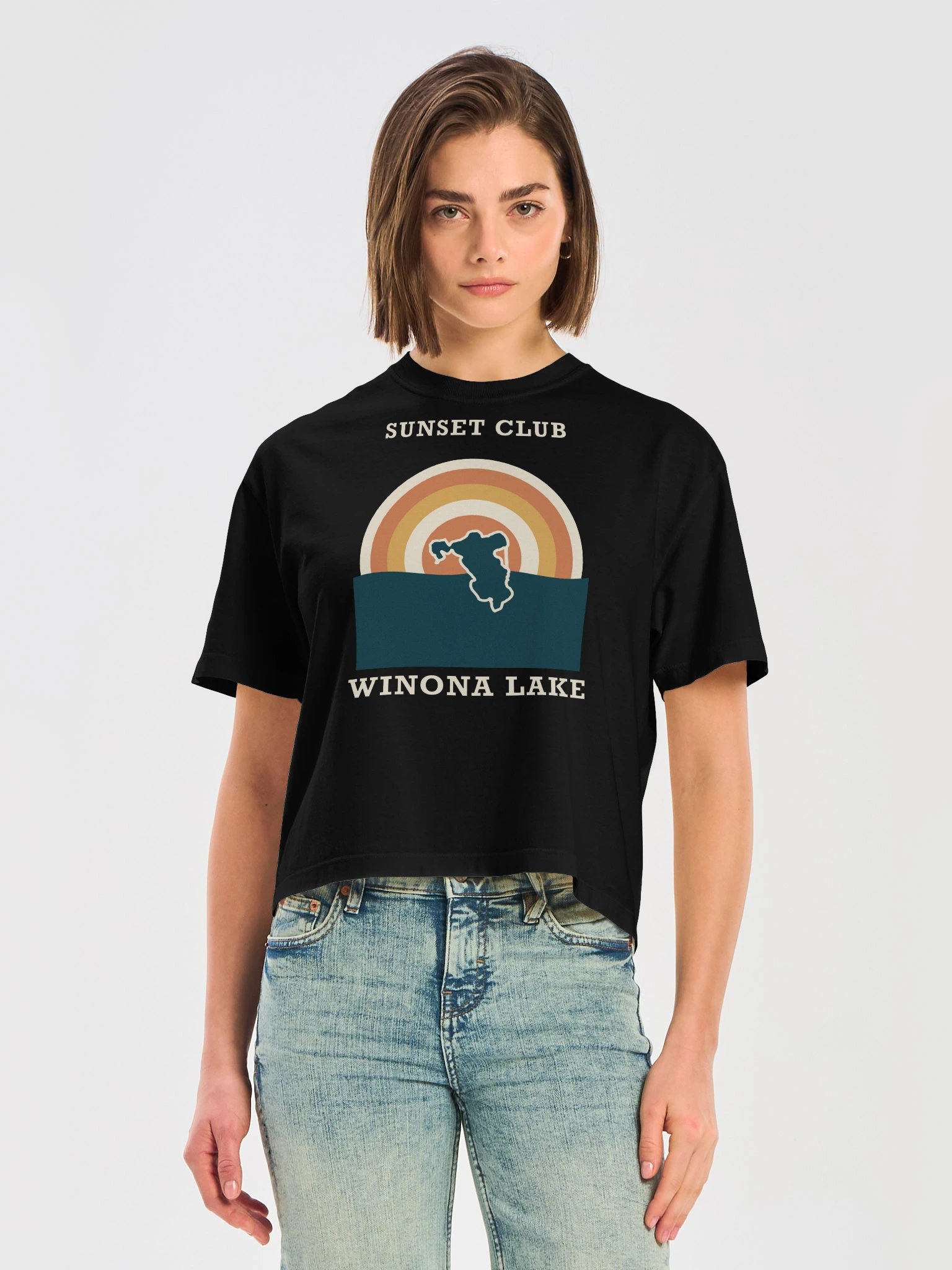 Sunset Club Comfort Colors Boxy Tee product image (9)