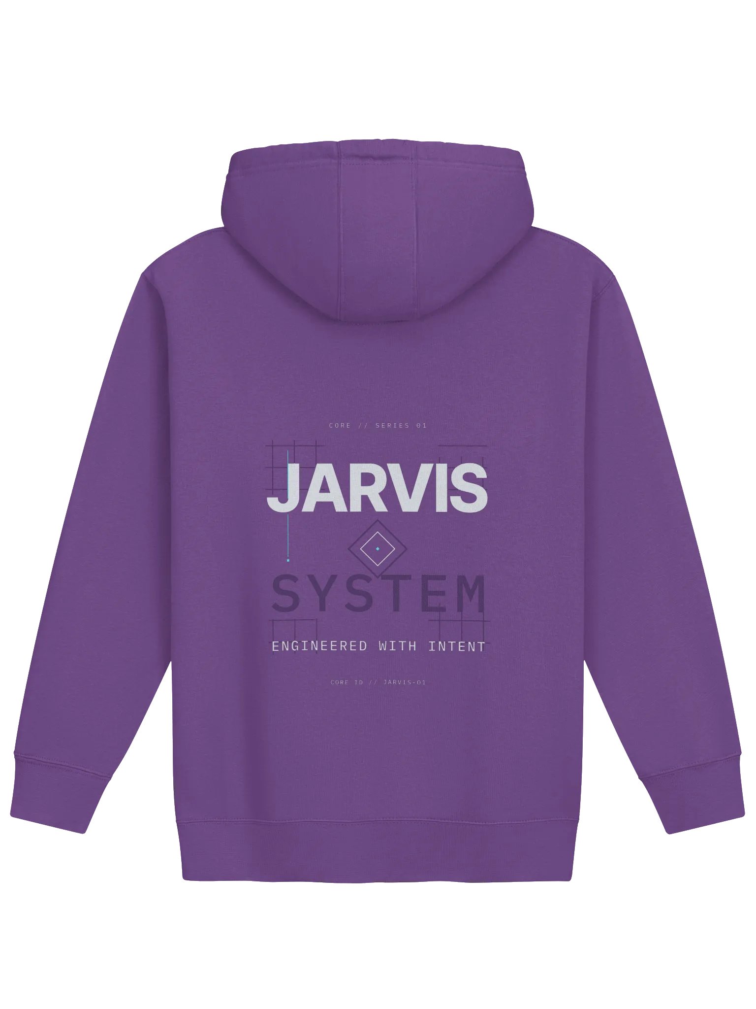 CORE SERIES 01 — MIDNIGHT PURPLE Premium Hoodie product image (2)