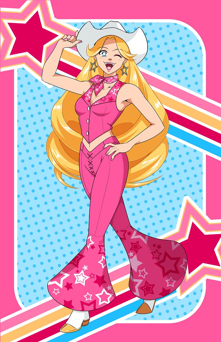 Cowgirl Barbie Print 11 x 17 product image (1)