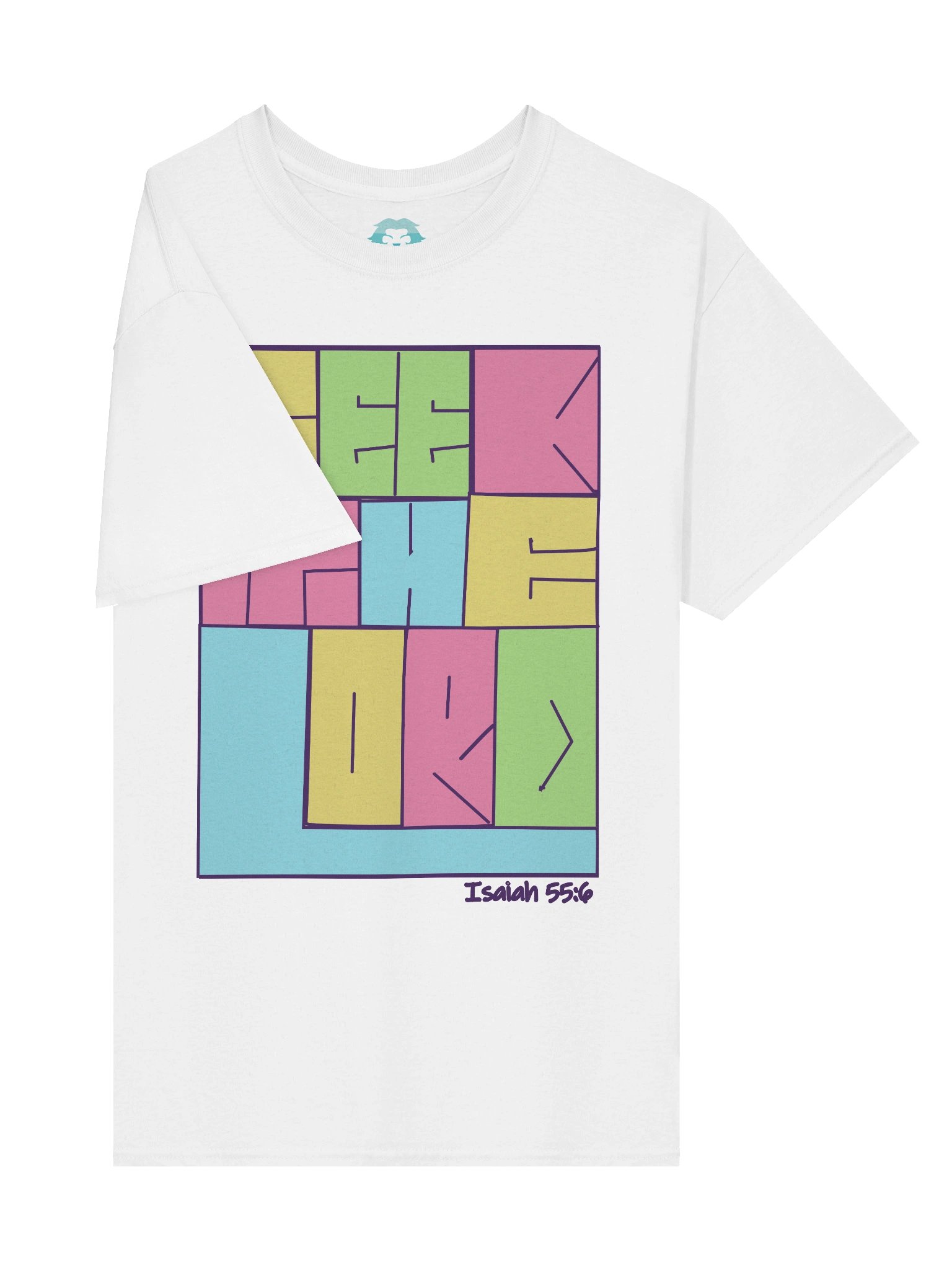 Seek the Lord 90's Block tee product image (4)