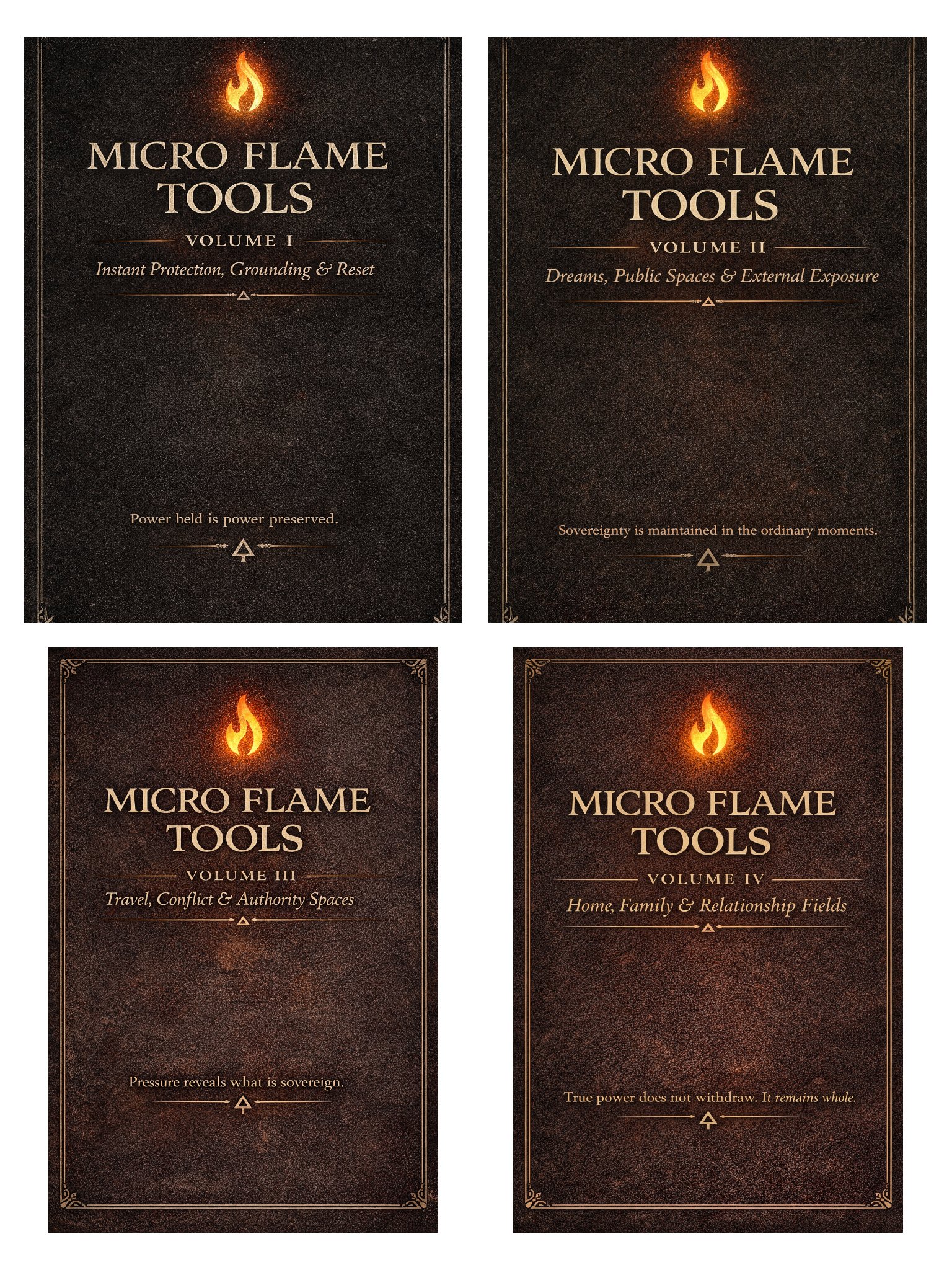 The Micro Flame Toolkit  Instant Protection, Grounding & Reset for Real Life product image (1)