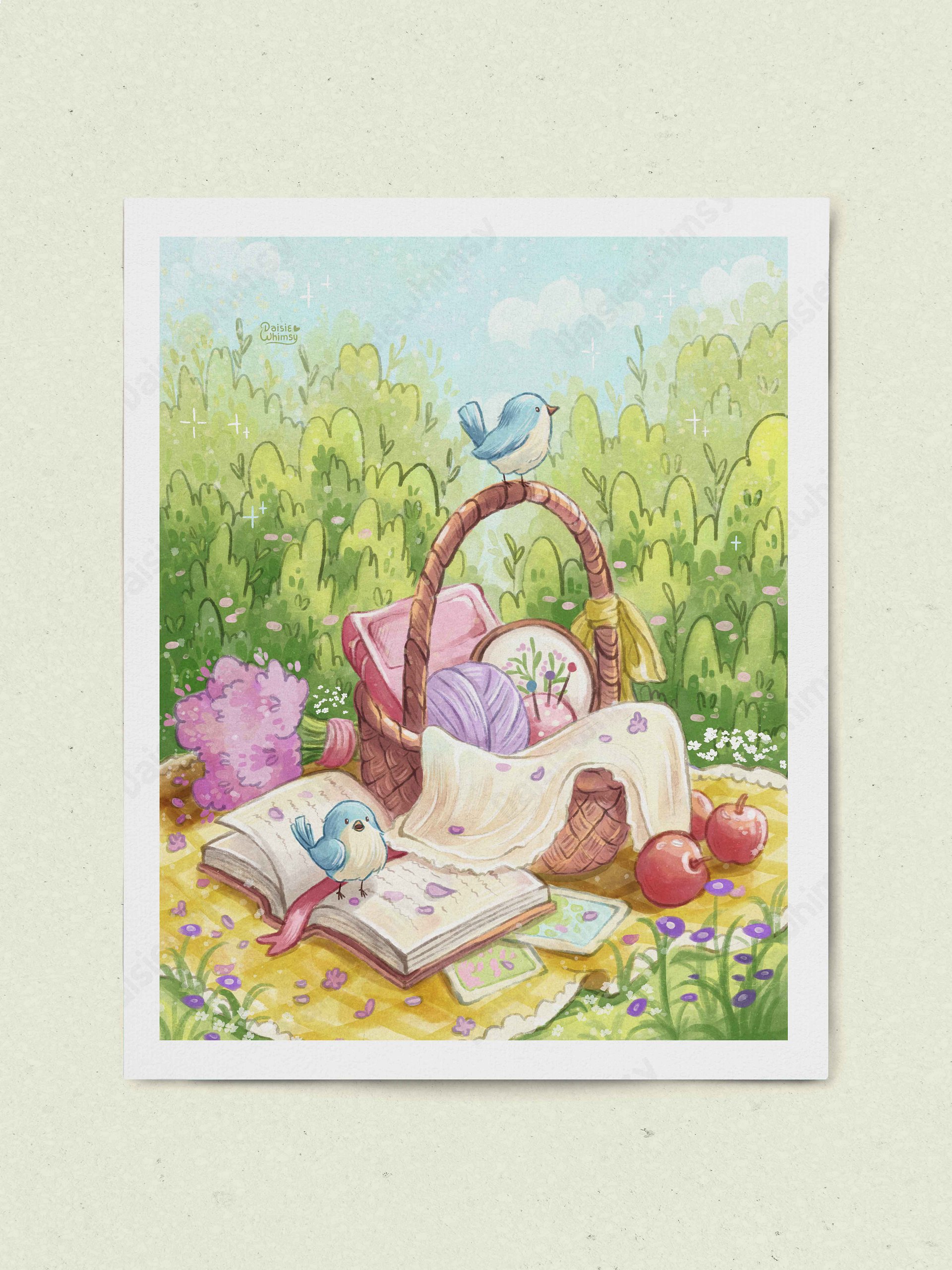 Cottage Picnic Day - Print 8x10 product image (1)