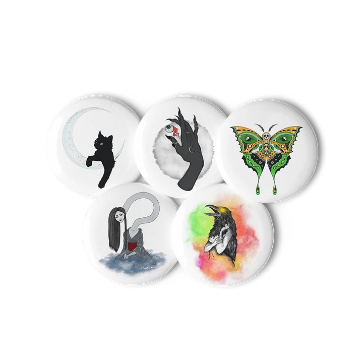 Spooky Pin Button Set 2 product image (3)