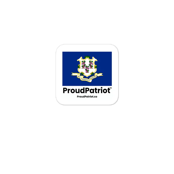 Connecticut State Flag Vinyl Sticker product image (1)