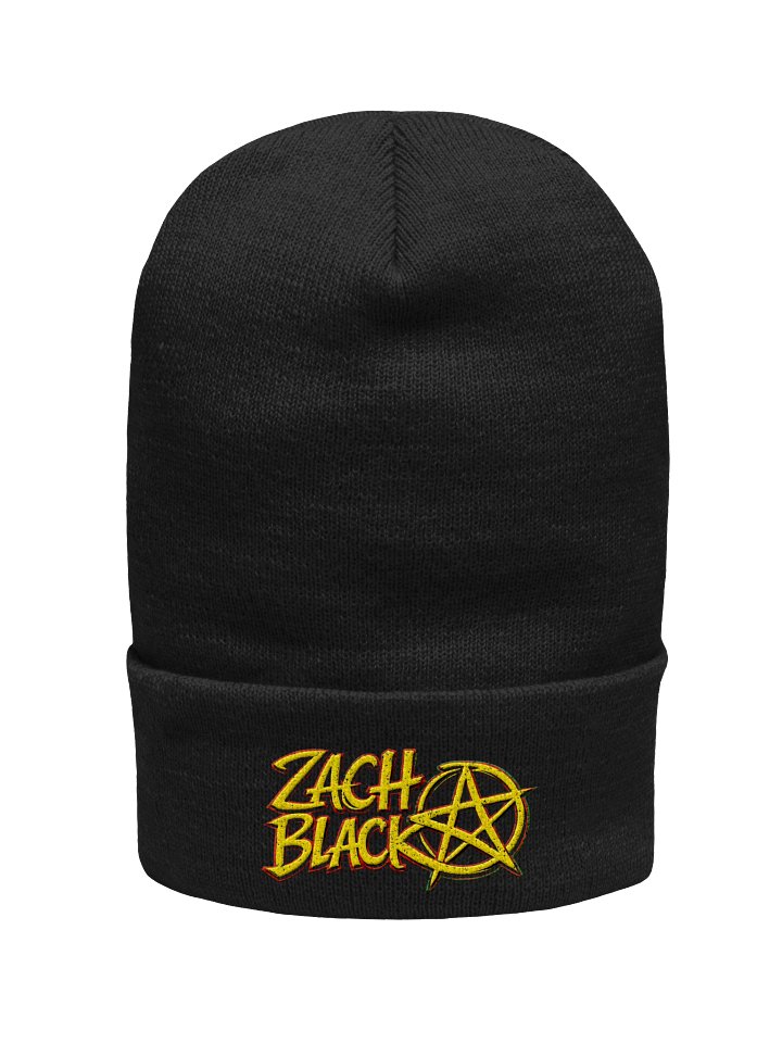 Zach Black Beanie product image (1)