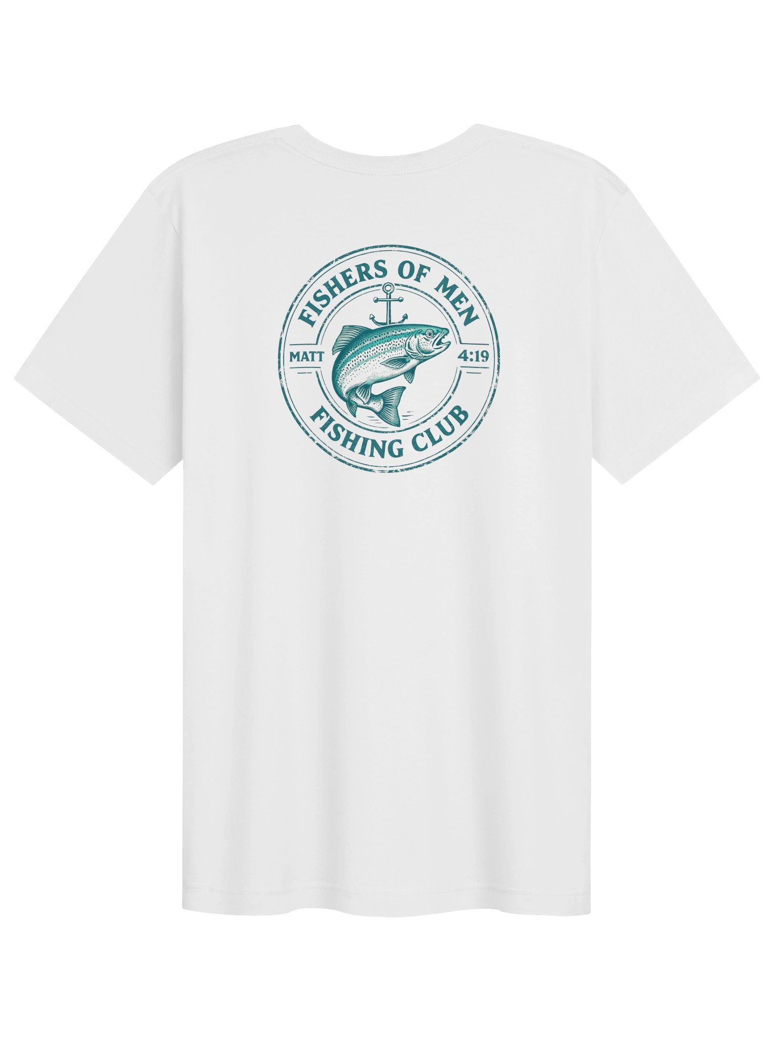 Fisher of Men Teal Logo Tee product image (4)