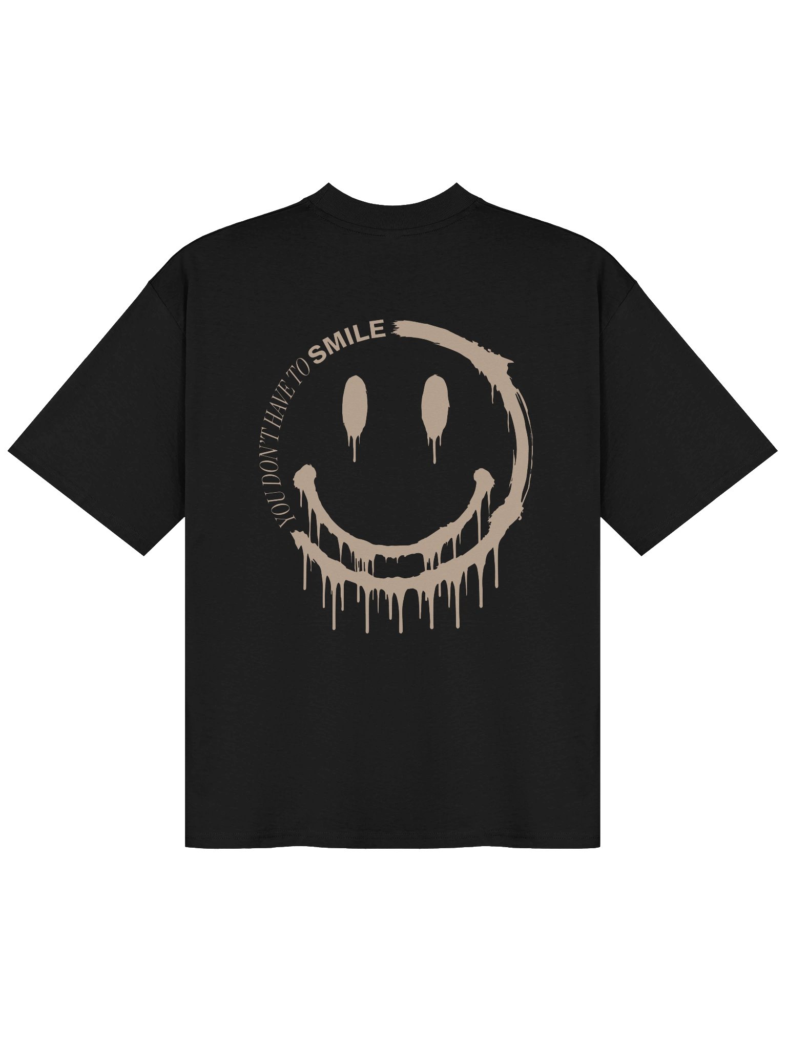 SMILE Organic Oversized Crew-Neck T-Shirt product image (2)