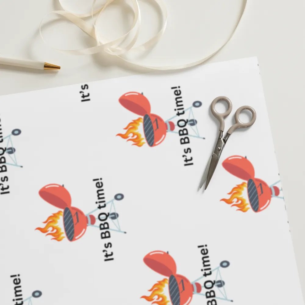 It's BBQ time Wrapping Paper product image (11)