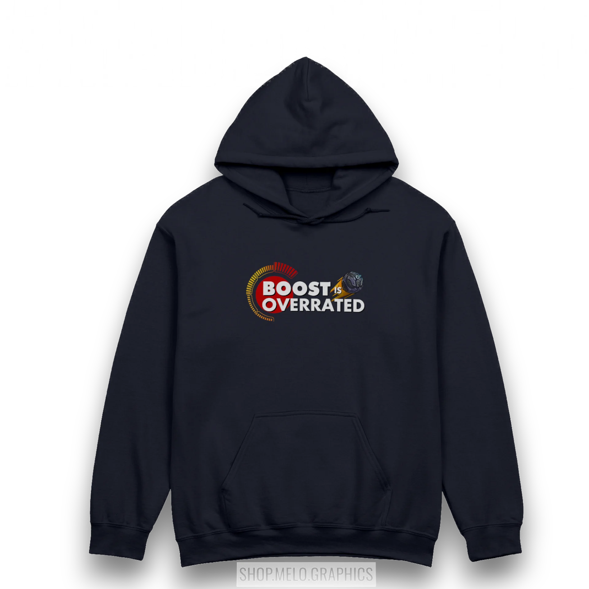 Carball Boost is Overrated - Basic Hoodie | #MadeByMELO product image (6)