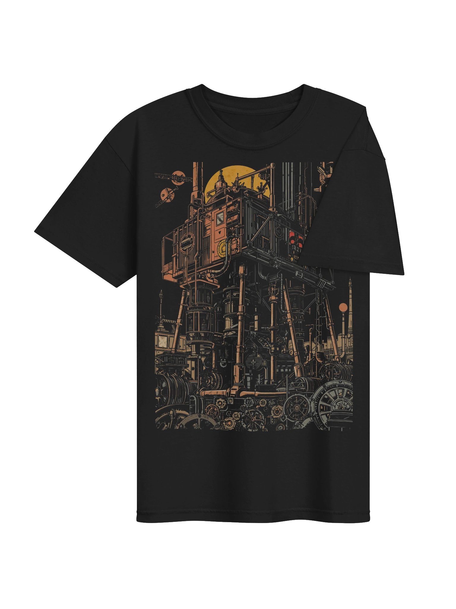 Industrial Sci-Fi Tower Heavyweight T-Shirt product image (7)