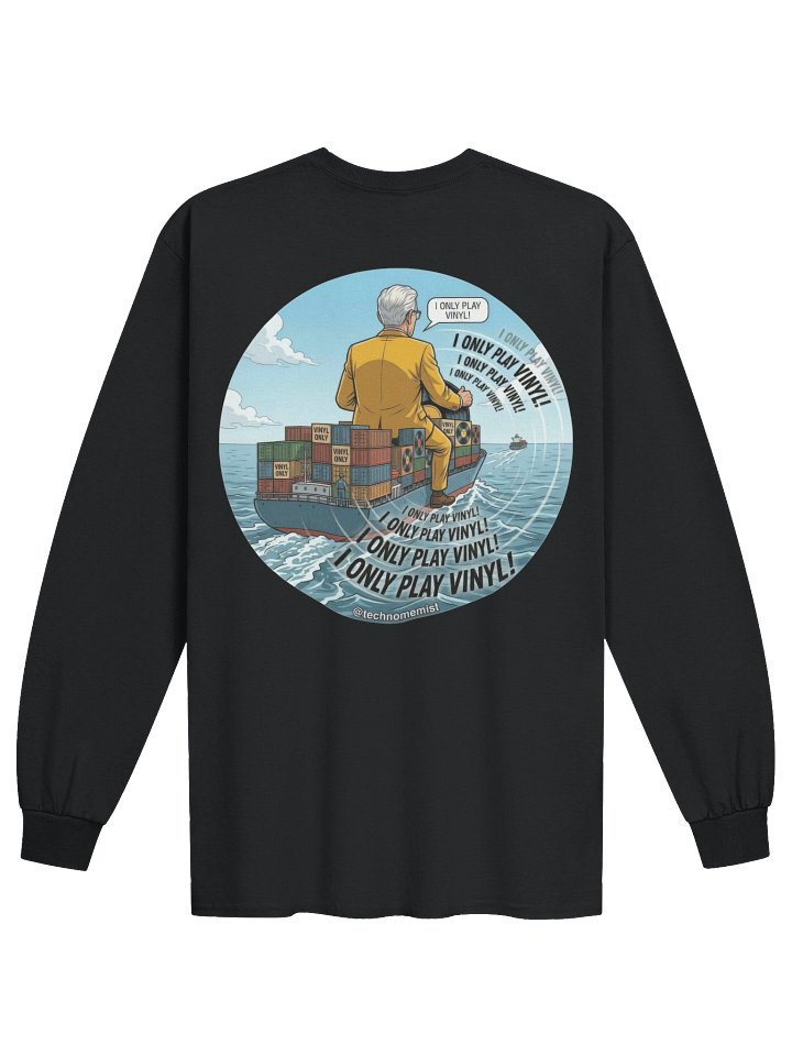 I Only Play Vinyl Longsleeve product image (2)
