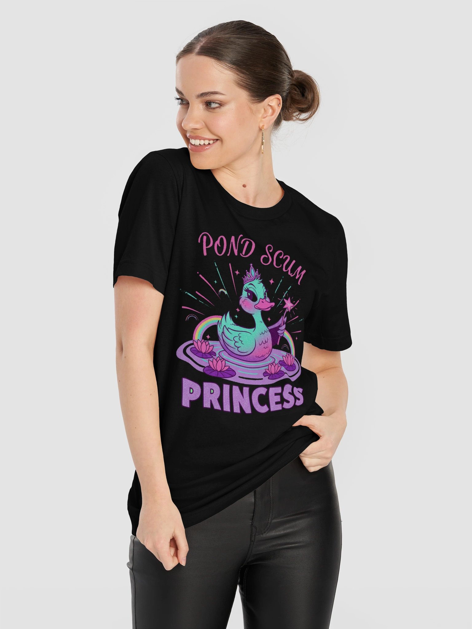 Pond Scum Princess Sparkle Duck Tee product image (11)