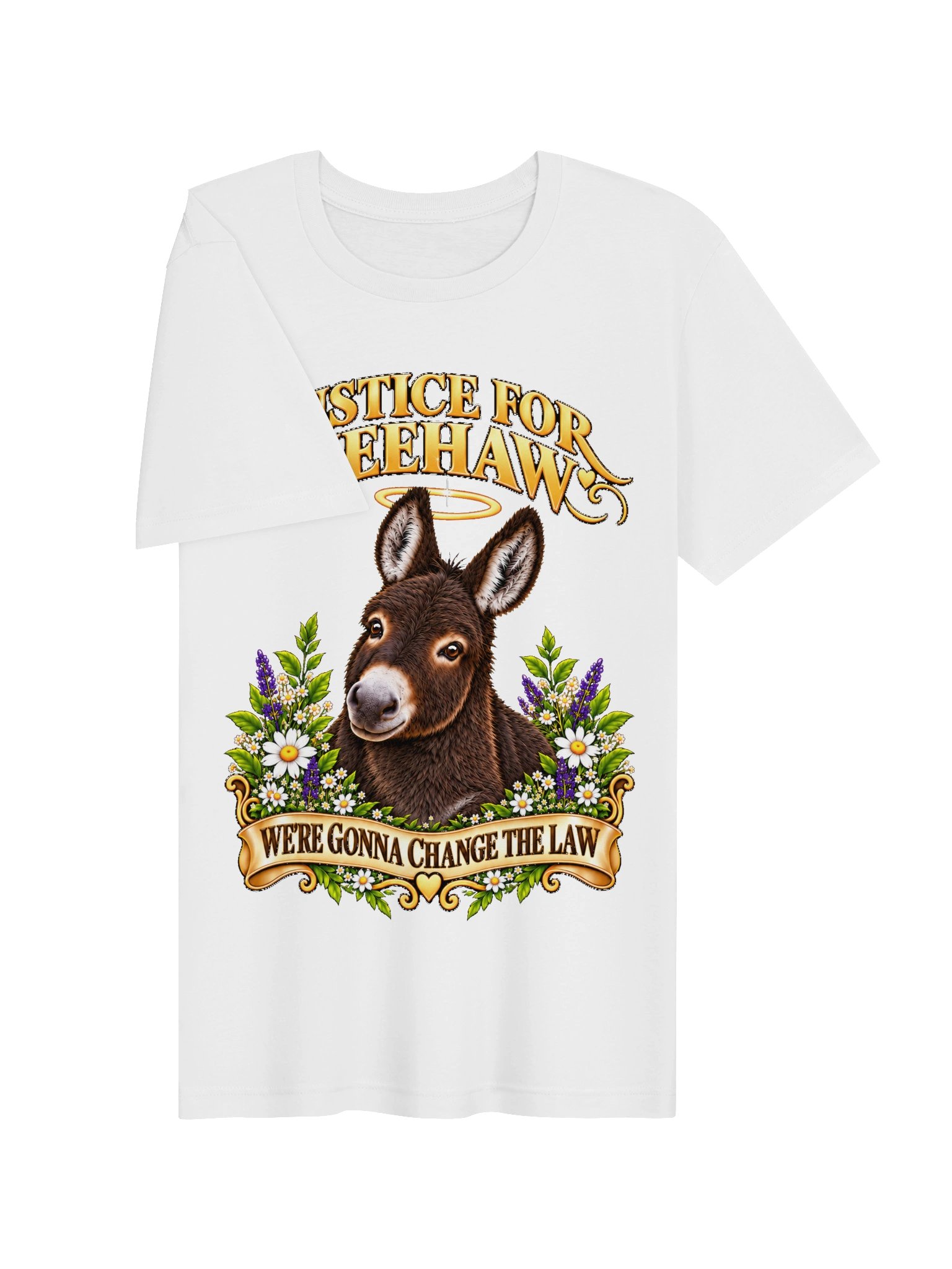 Justice For HeeHaw - Floral Design - Bella+Canvas Unisex Supersoft T-Shirt product image (3)