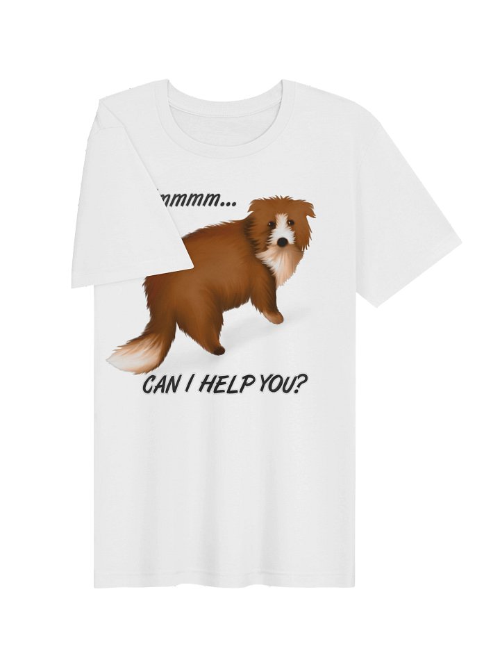 Dog "Ummm... Can I Help You?" T-Shirt. Women's Bella+Canvas Supersoft T-Shirt product image (2)
