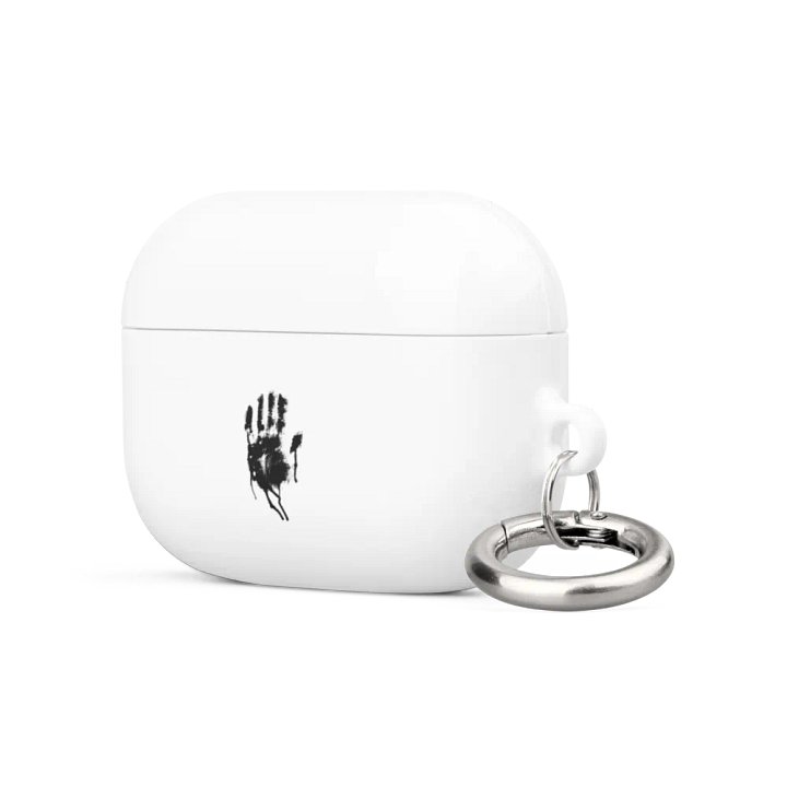 Waargebeurd Logo Airpods Case Glad (White) product image (2)