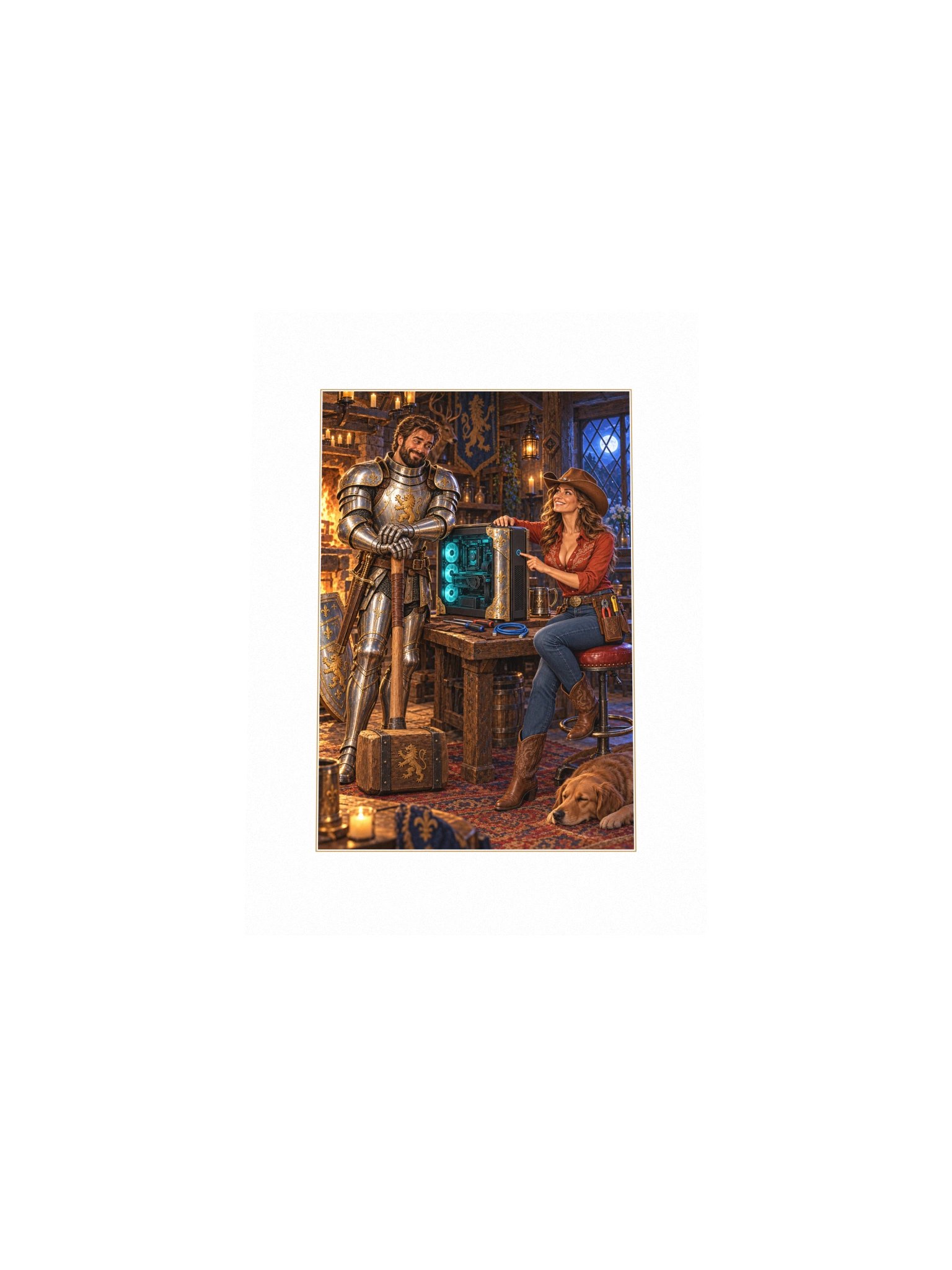 Hard Reset Small Art Print product image (4)