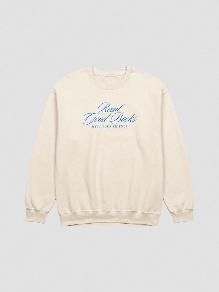 Read Good Books (Script) | Embroidered Crewneck product image (2)