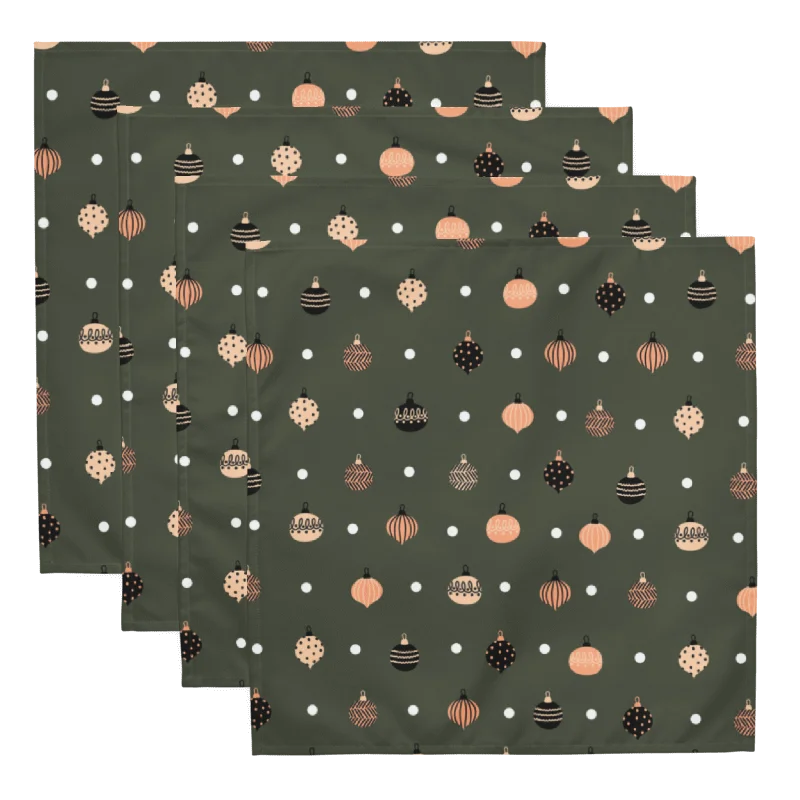 Festive Ornaments Cloth Napkin Set product image (8)