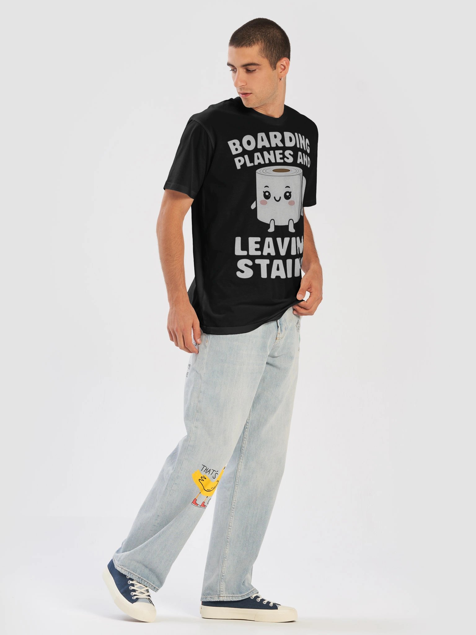 Boarding Planes And Leaving Stains Tee product image (5)