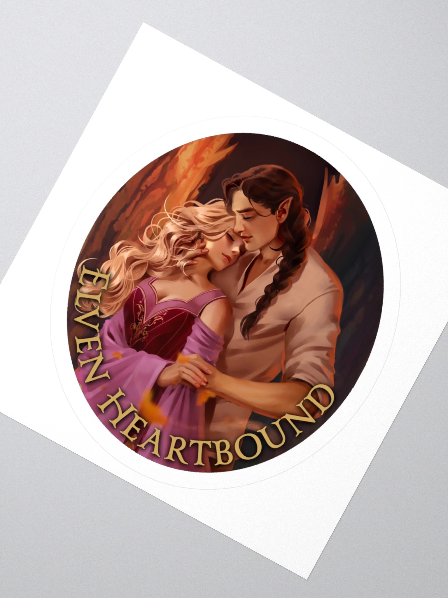 Elven Heartbound Sticker ~ Tharios & Viala product image (5)