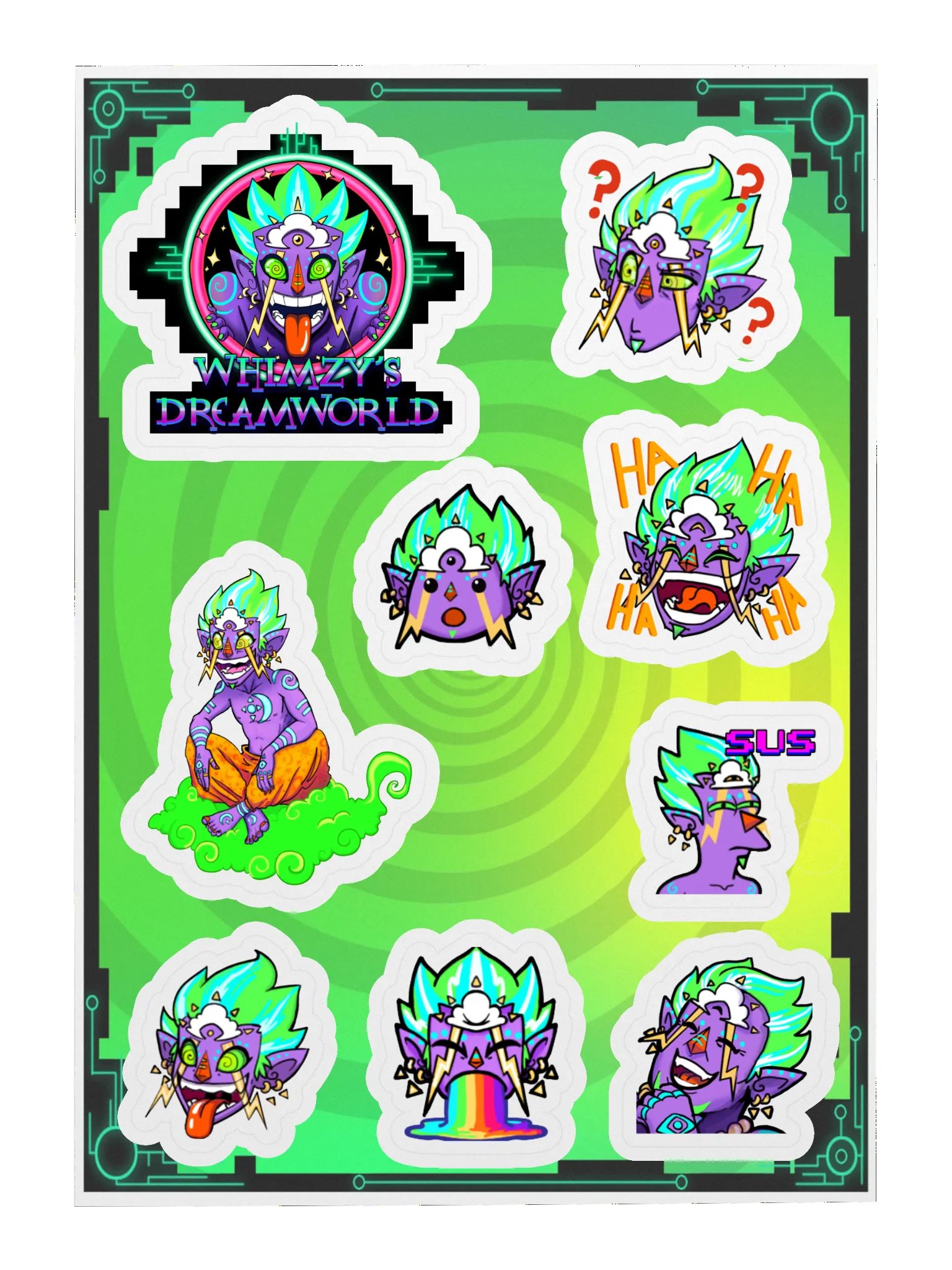 Whimzy Sticker sheet! product image (3)
