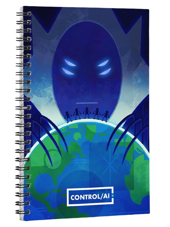 What if AI keeps getting smarter? Spiral Notebook product image (1)