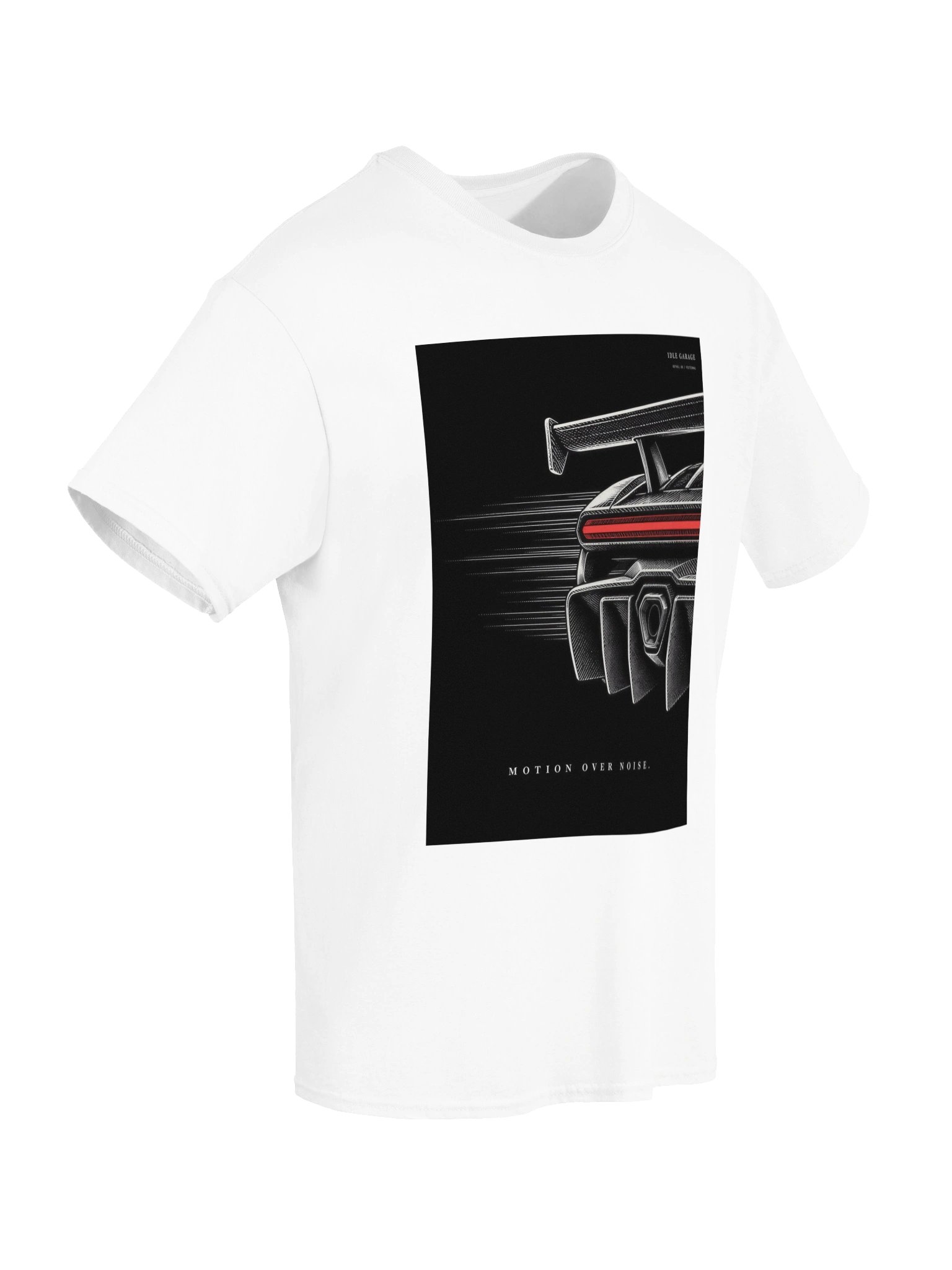 Idle Garage Motion Over Noise Tee product image (6)