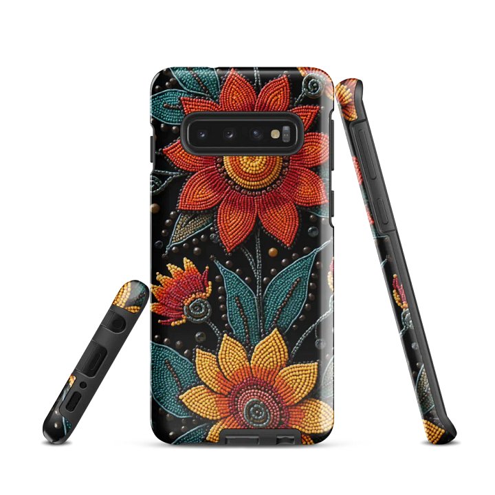 Native Floral Faux-Beadwork Samsung® Tough Case product image (1)