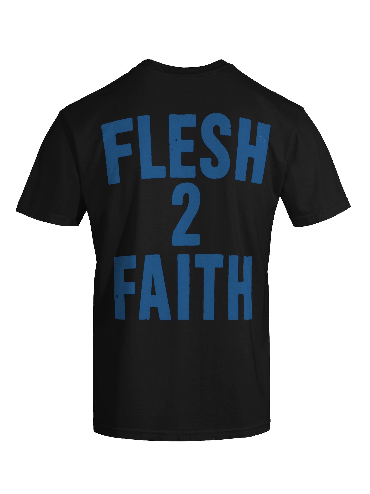 From Flesh 2 Faith — Logo Tee (Blue) product image (9)