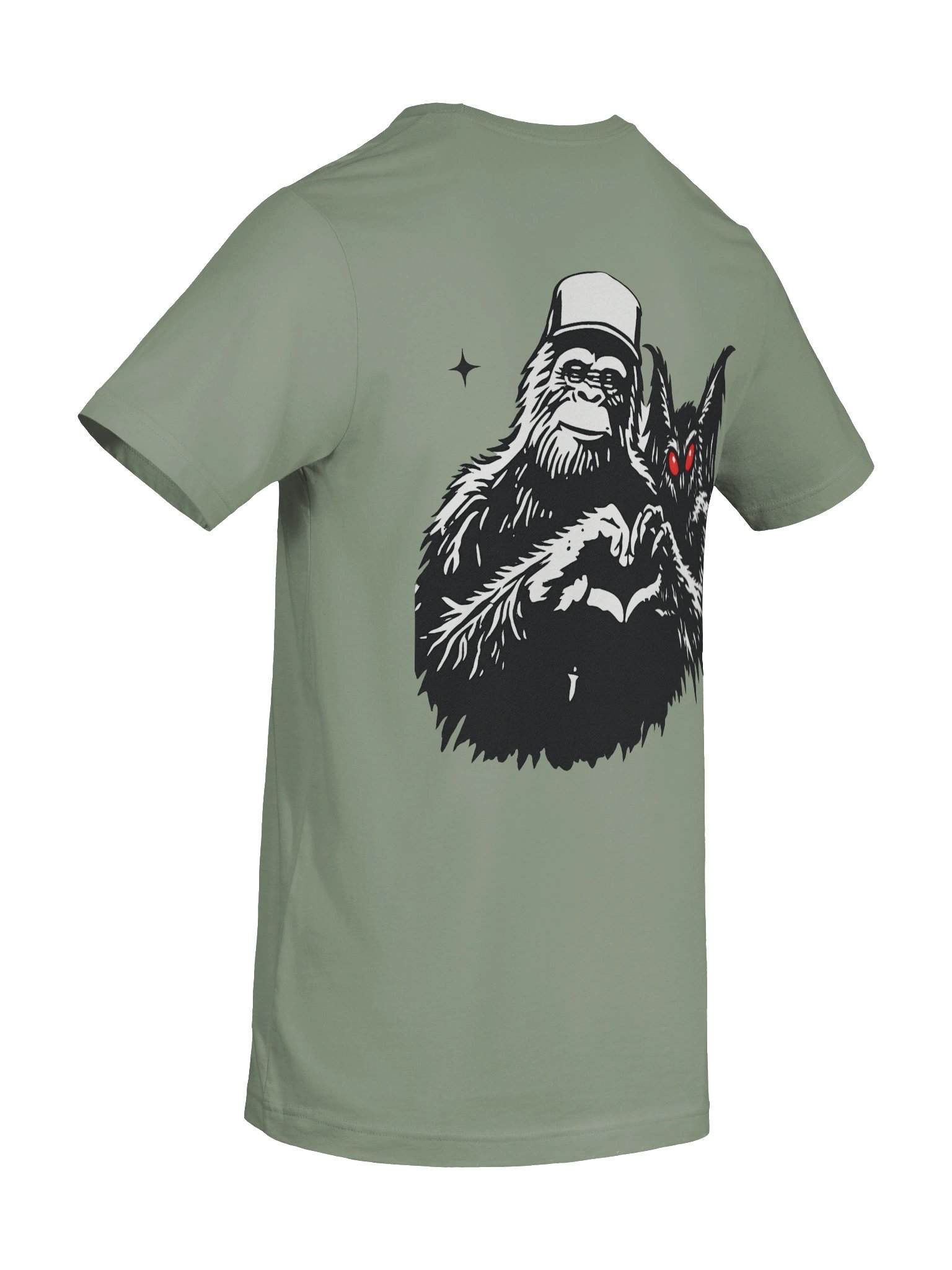 CRYPTID BESTIES W/ FRONT LOGO SUPER SOFT T-SHIRT (SOLID COLORS) product image (10)