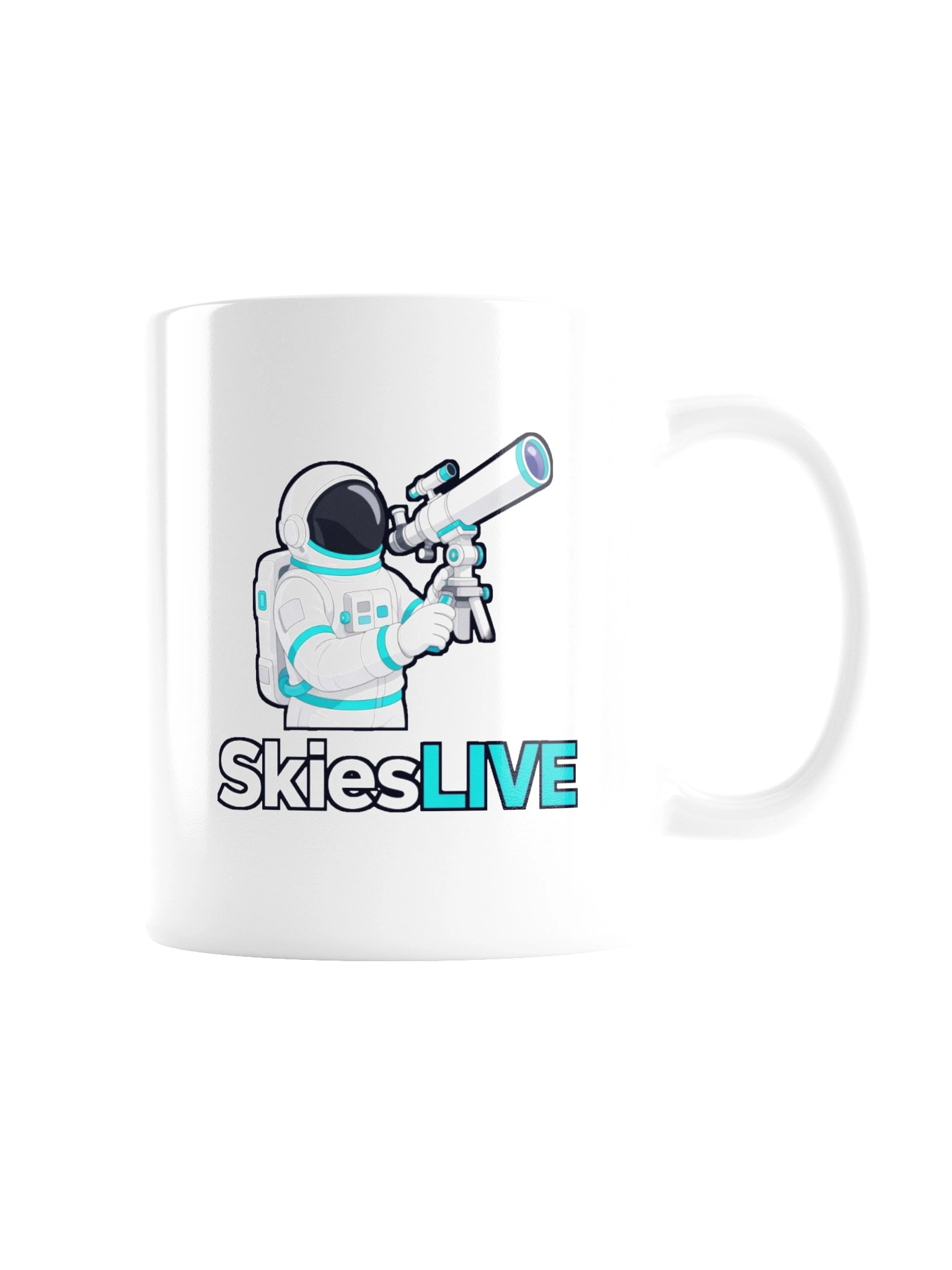 SkiesLIVE Astronaut Mug (White) product image (8)