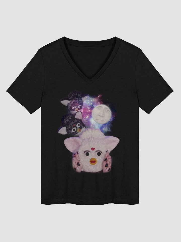 3 Furby's and a NicolasMoon ▪ Woman's V-Neck product image (1)