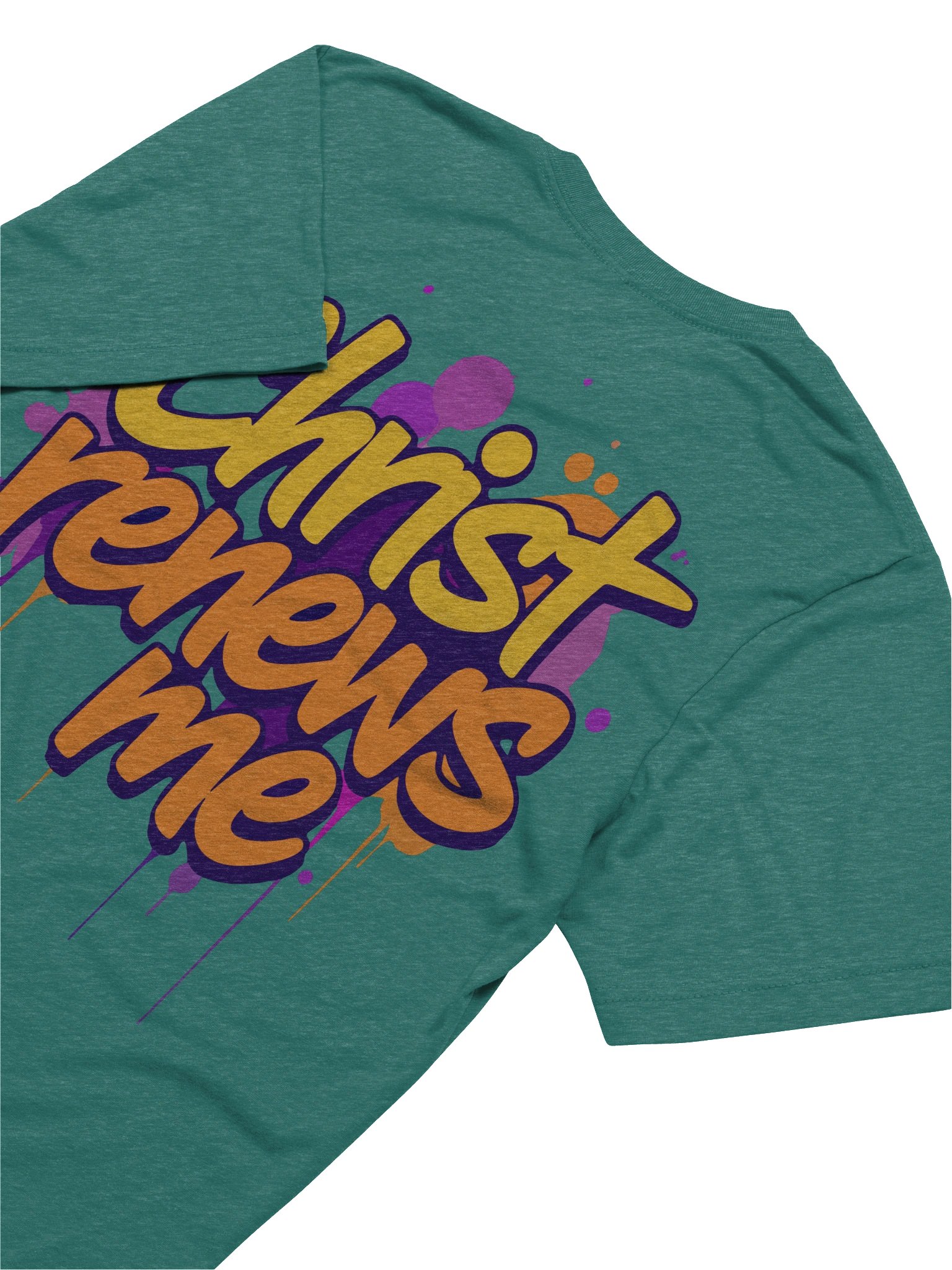 Christ Renews Me Graffiti T-shirt product image (4)
