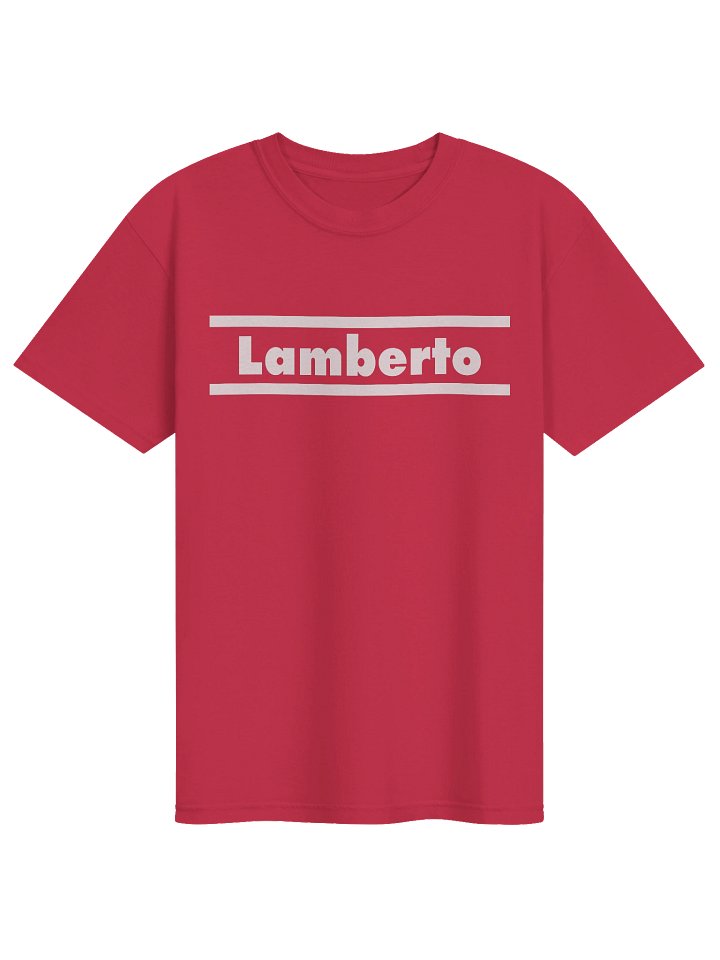 Lamberto T-Shirt White Text product image (1)