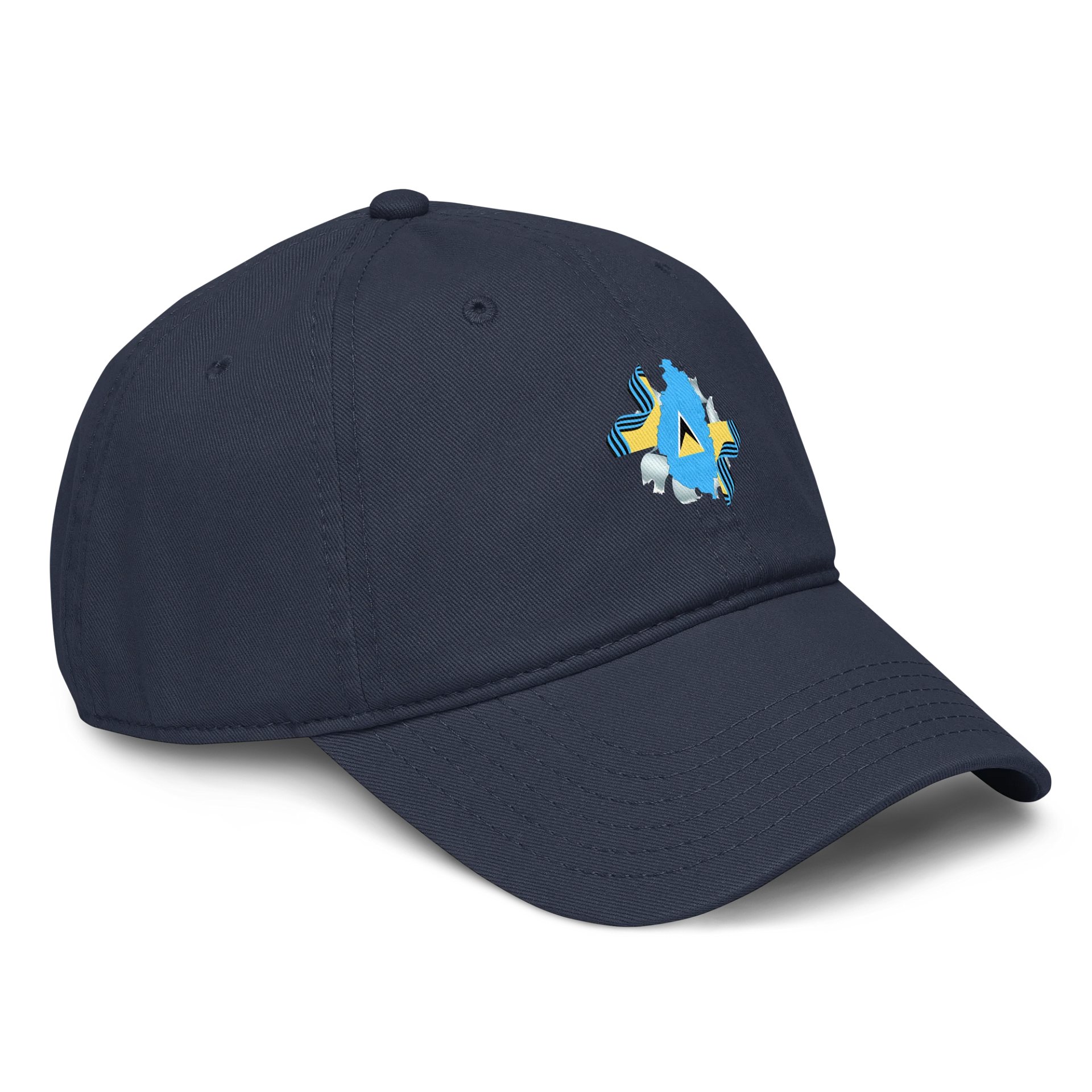St. Lucia Flag Island Baseball Cap product image (28)