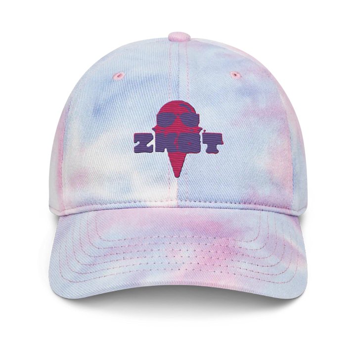Pink Logo ZKOT Tie-Dye Hat - Show your Support with Style - Headwear - 100% Cotton product image (1)