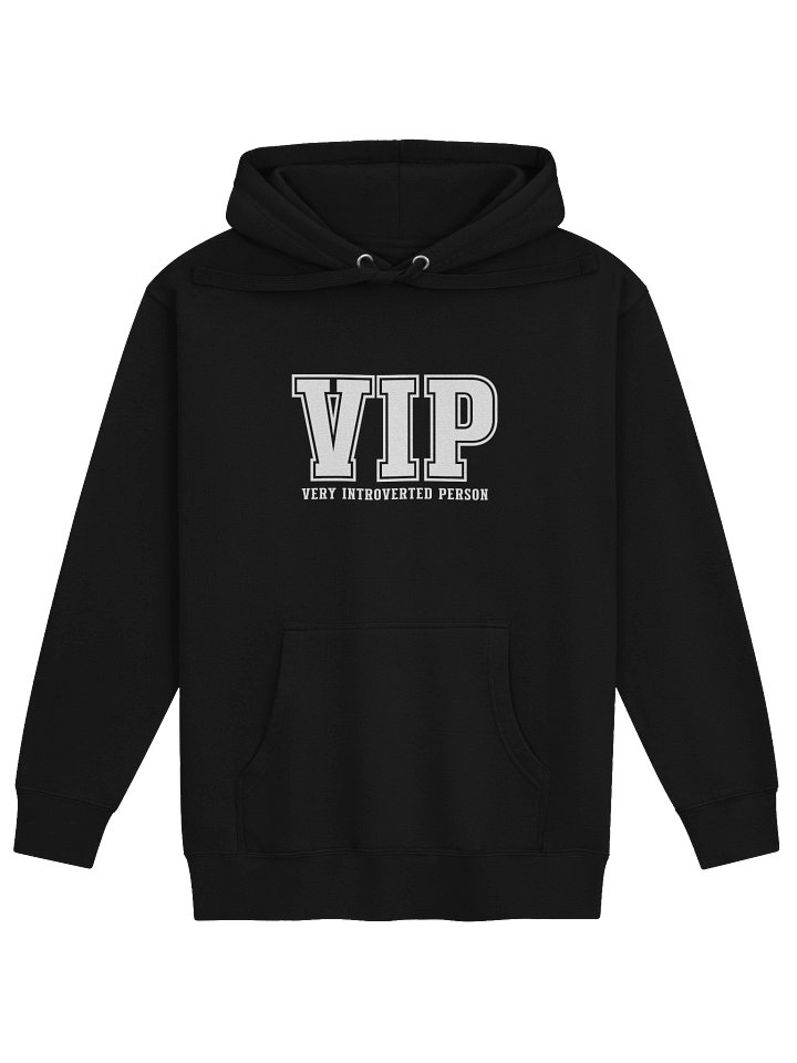 Premium Hoodie - Very Introverted Person VIP White Printed Hoodie product image (1)
