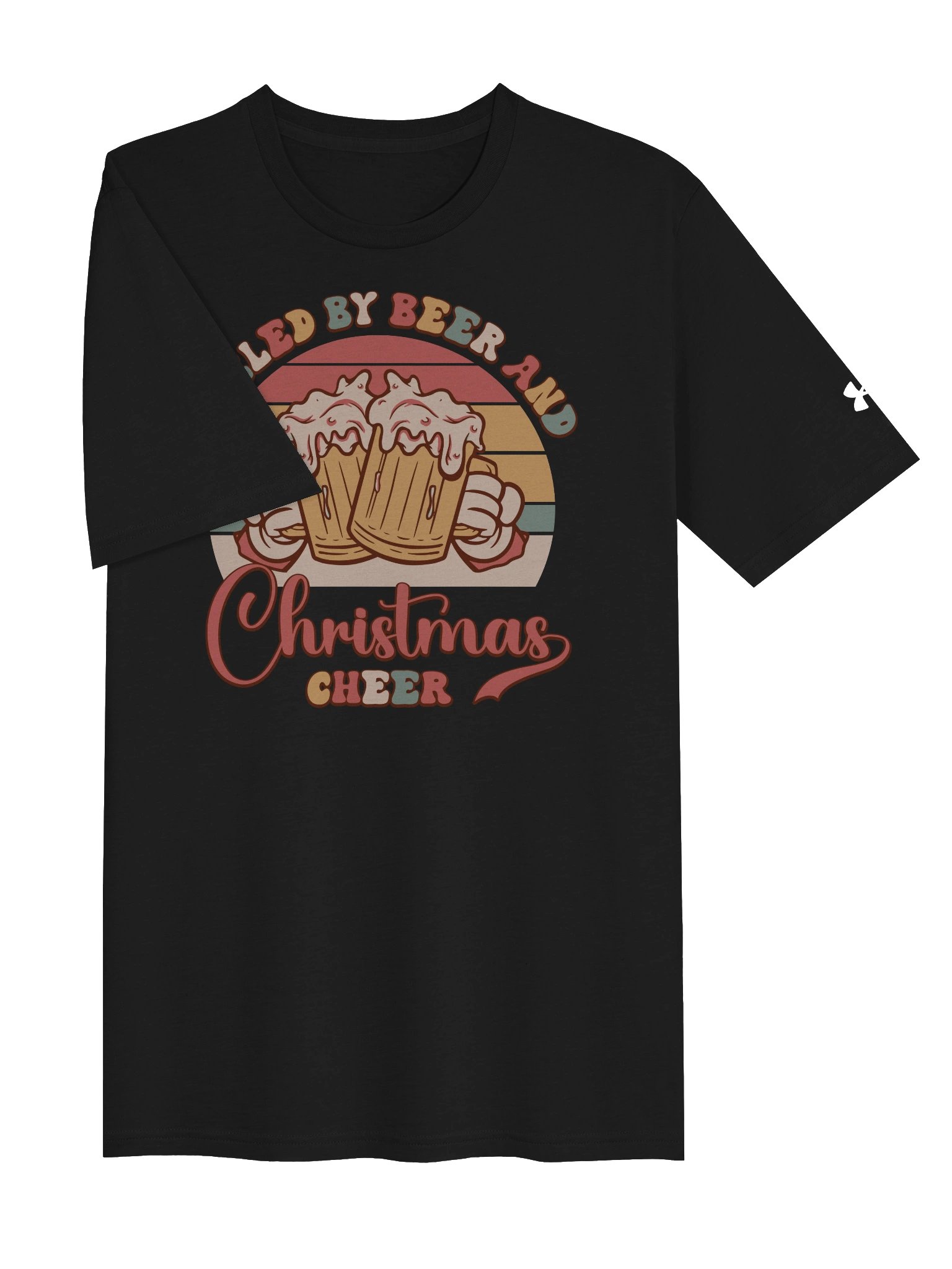 Fueled by Beer and Christmas Cheer T-Shirt product image (3)