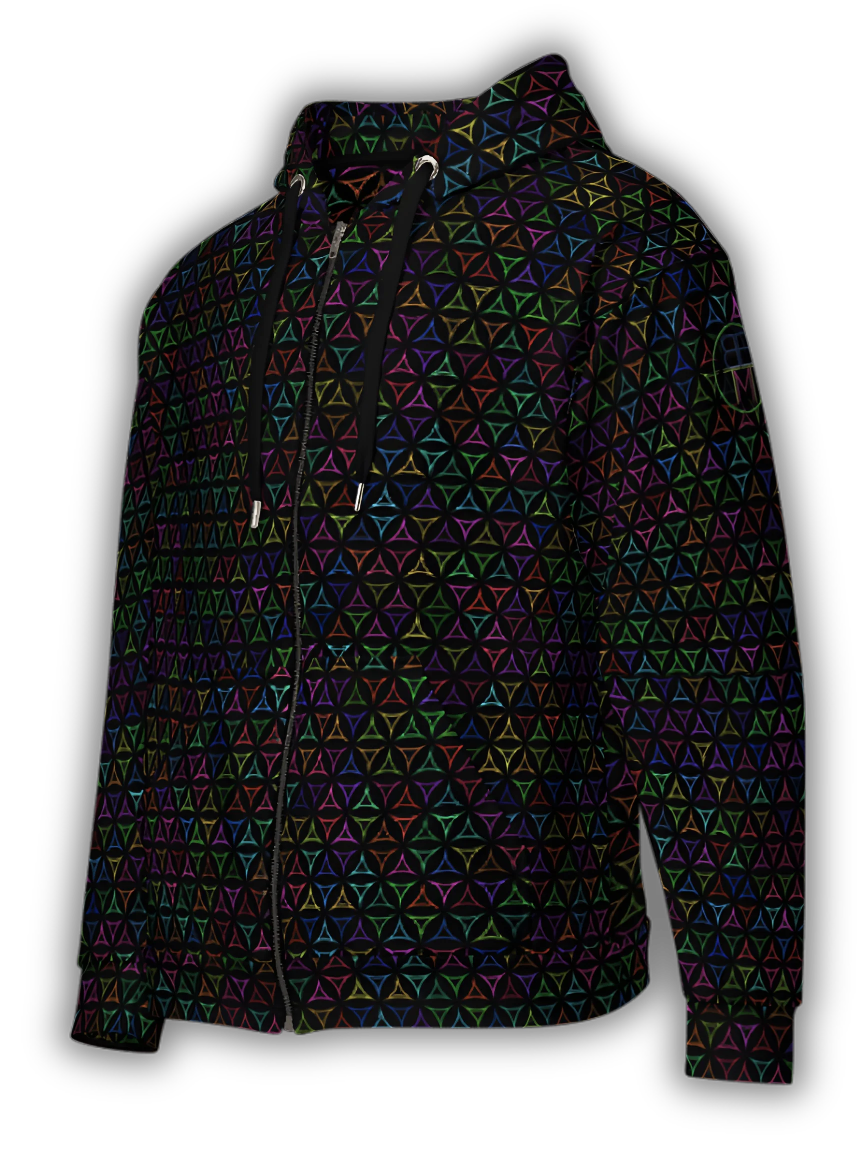 "Prism Bloom" Zip Hoodie product image (1)
