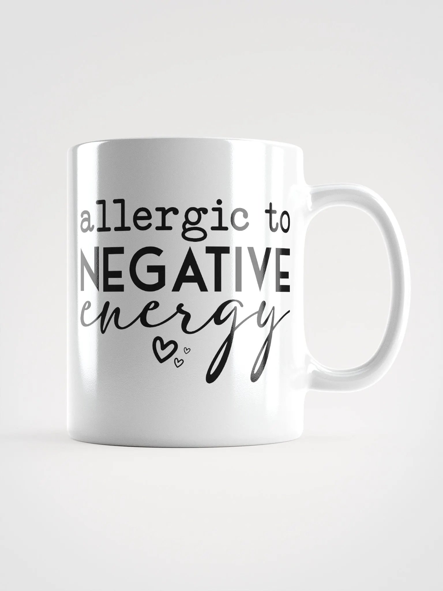 Allergic To Negative Energy Mug product image (1)