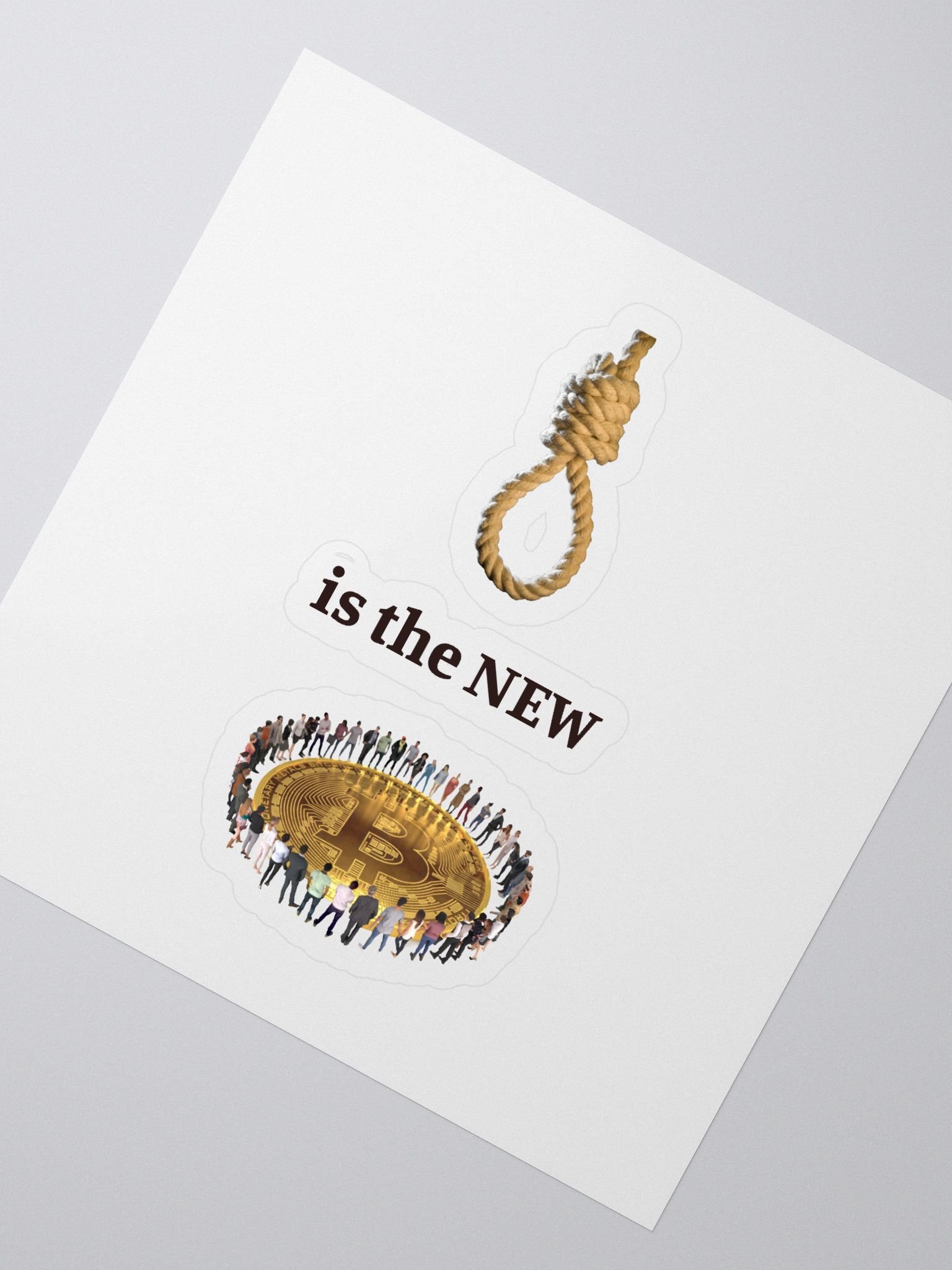 Rope is the new Bitcoin Sticker product image (2)