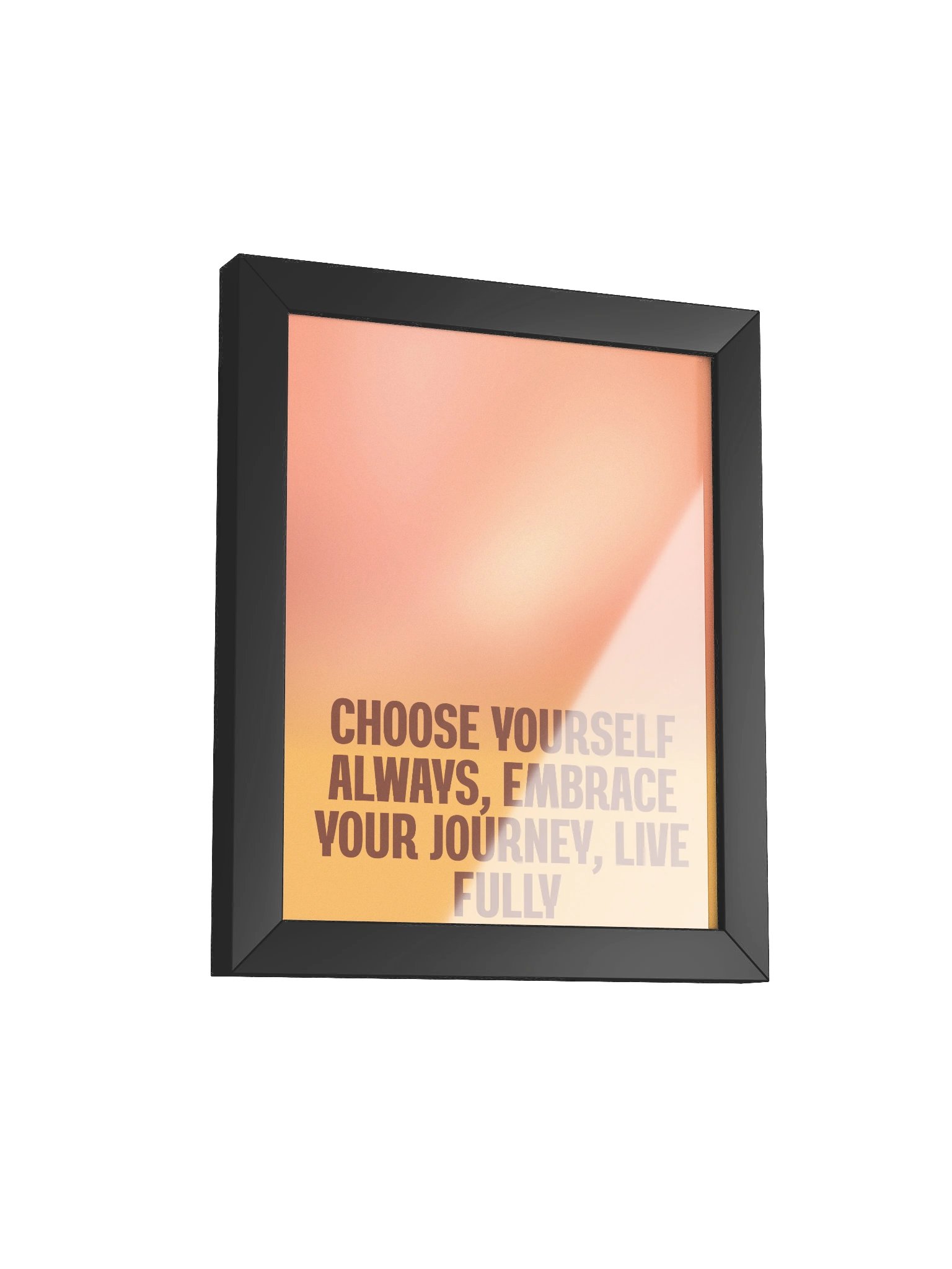 🧡 Terracotta + Amber + Dusty Rose — "choose yourself always" product image (5)